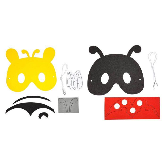 Children's Mask Insects 2 Pieces