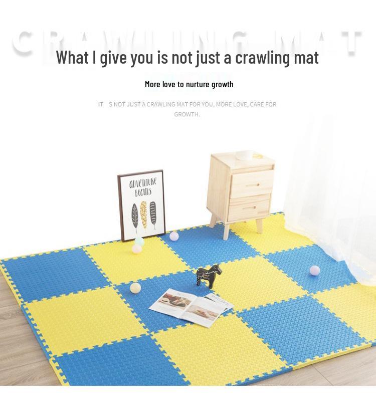 Foam Floor Mat: 30-60cm Non-Slip, Anti-Fall Splicing Mat for Children's Crawling