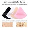 Gesichtspuder-Grundierungsschwamm, professionelle dreieckige, runde Form, tragbar, weich, trocken, nass, Kosmetikschwamm, Schönheits-Make-up-Tools