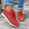Women's Lightweight Running Shoes, Lace-up Low-top Sneakers, Casual Shoes