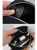 Dior Black Large-Capacity Zipper Makeup Bag