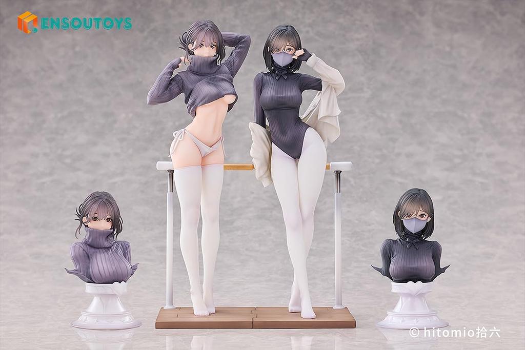 Guitarist Sister Meimei Professor Dance Class Set Scale Plastic Painted Finished Figure & Shoku's 1/7