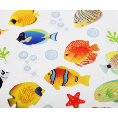 Stickers - Fish - Glitter - 1.8 Cm