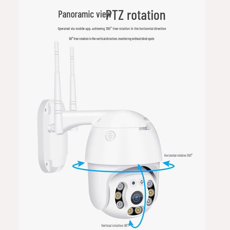 2.5" A6 Dome Home Security Camera: HD, Waterproof, Wireless WiFi Intercom