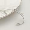 Chic Women's Zirconia Pearl Ear Cuffs - Handmade, No Piercing Needed, Luxury Niche Earrings