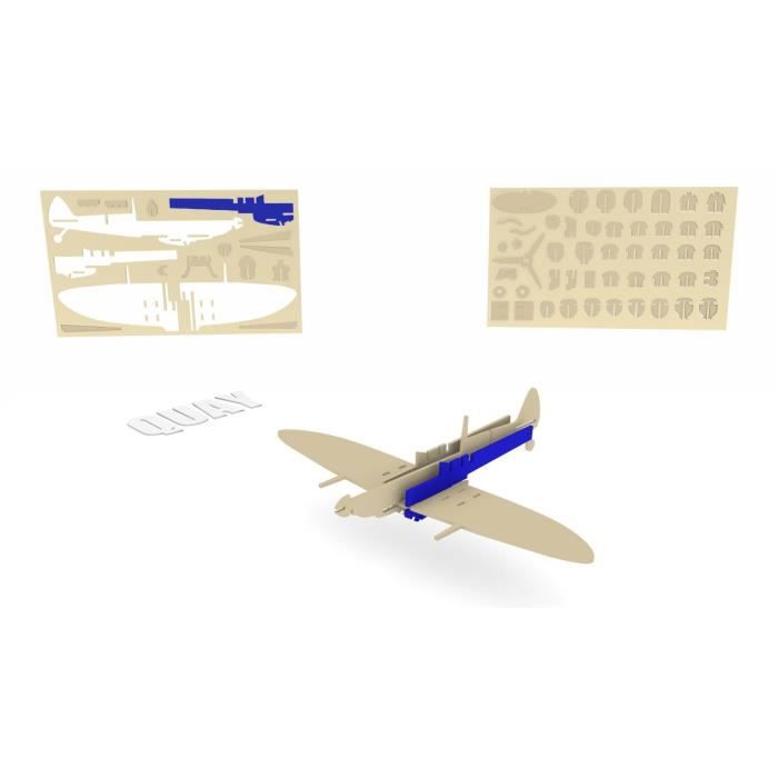 Wooden Model Airplane (spitfire)