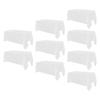 6 Tablecloths for Weddings & Parties Water Resistant, Easy Clean Covers for Outdoor Events and Picnic Decorations
