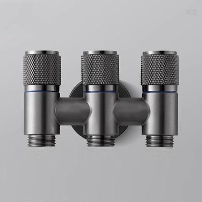 3 Yollu Köşe Vana Kararlı Su Akışı Kontrolü için Gelişmiş Teknoloji Çok Fonksiyonlu Yönlendirici Vana Banyo Tuvalet Aksesuarları