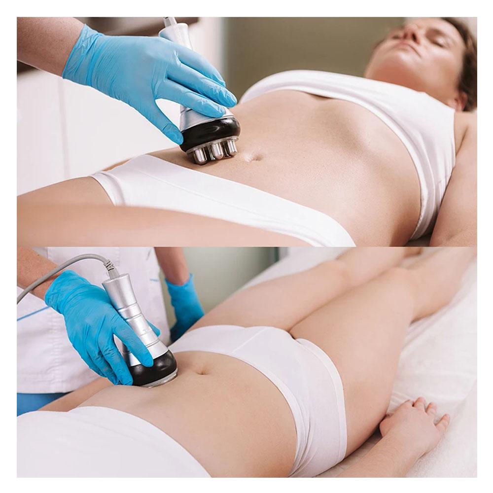 40KHz 3-in-1 Ultrasonic Cavitation RF Beauty Device with Stand - Body Shaping, Facial Tightening & Lifting Massage Machine