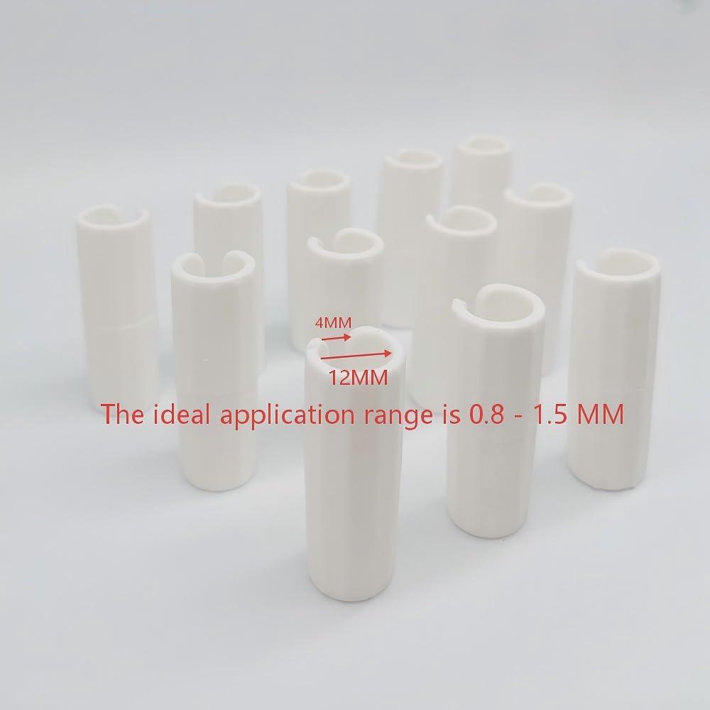 12 Pack Bed Sheet Grippers Sheet Holders Fasteners Bed Sheet Clips Keep Sheets Snug for Mattresses with Raised Edge (White)