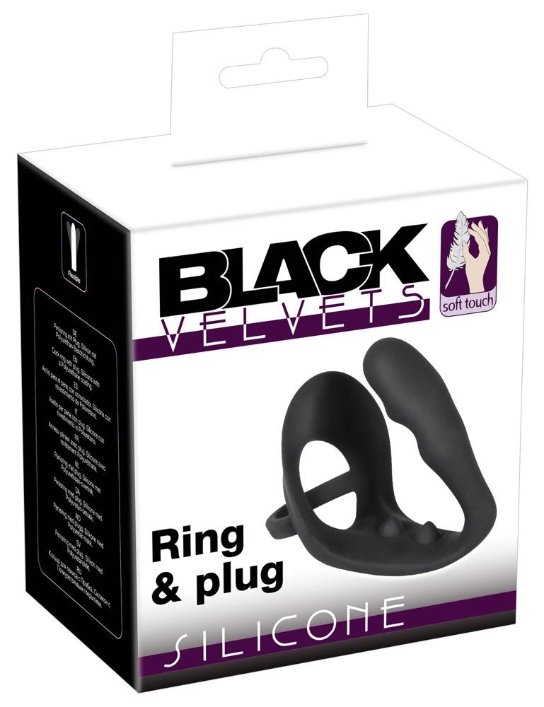 Black Velvets P-Spot Cock Ring