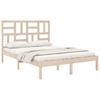 Solid Wood Bed Frame Without Mattress 160x200 Cm