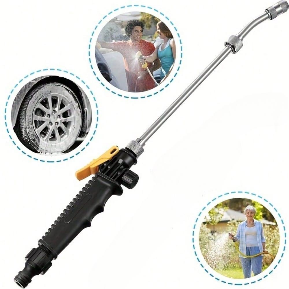1PC High Pressure Car Wash Water Gun, Adjustable Atomization Nozzle for Car AC Cleaning, Plant Watering & Garden Watering