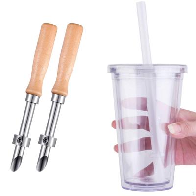 2 Peças Cortador Circular de Argila Kit de Escultura de Abóbora Pele de Abóbora Resistente Modelagem DIY Madeira