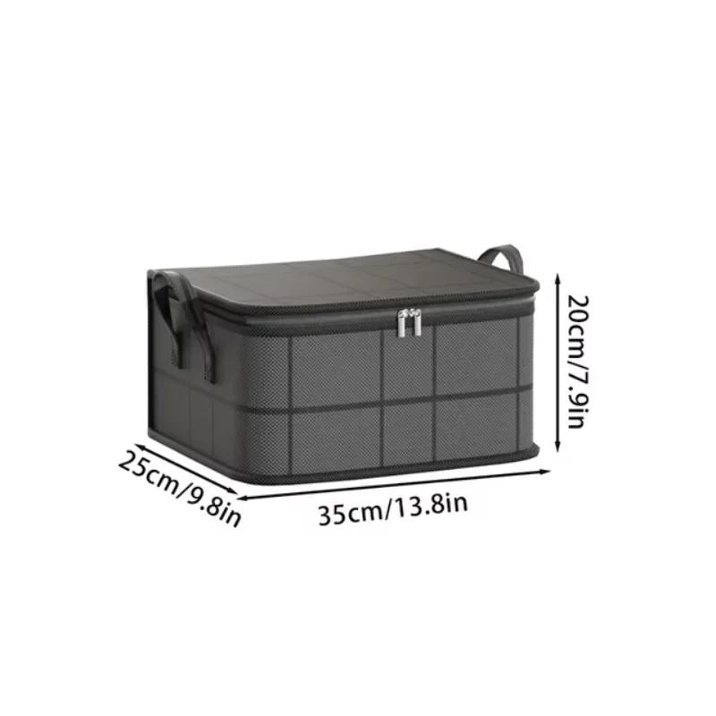 Large Size Storage Bag Non Woven Fabric Waterproof Organize Bag Household Moisture-proof Handbag Cotton Quilt Clothing Organizer