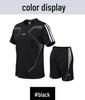 Men's Quick-Dry Sports Suit: Short Sleeve & Shorts for Gym, Running, Football - Spring/Summer Style