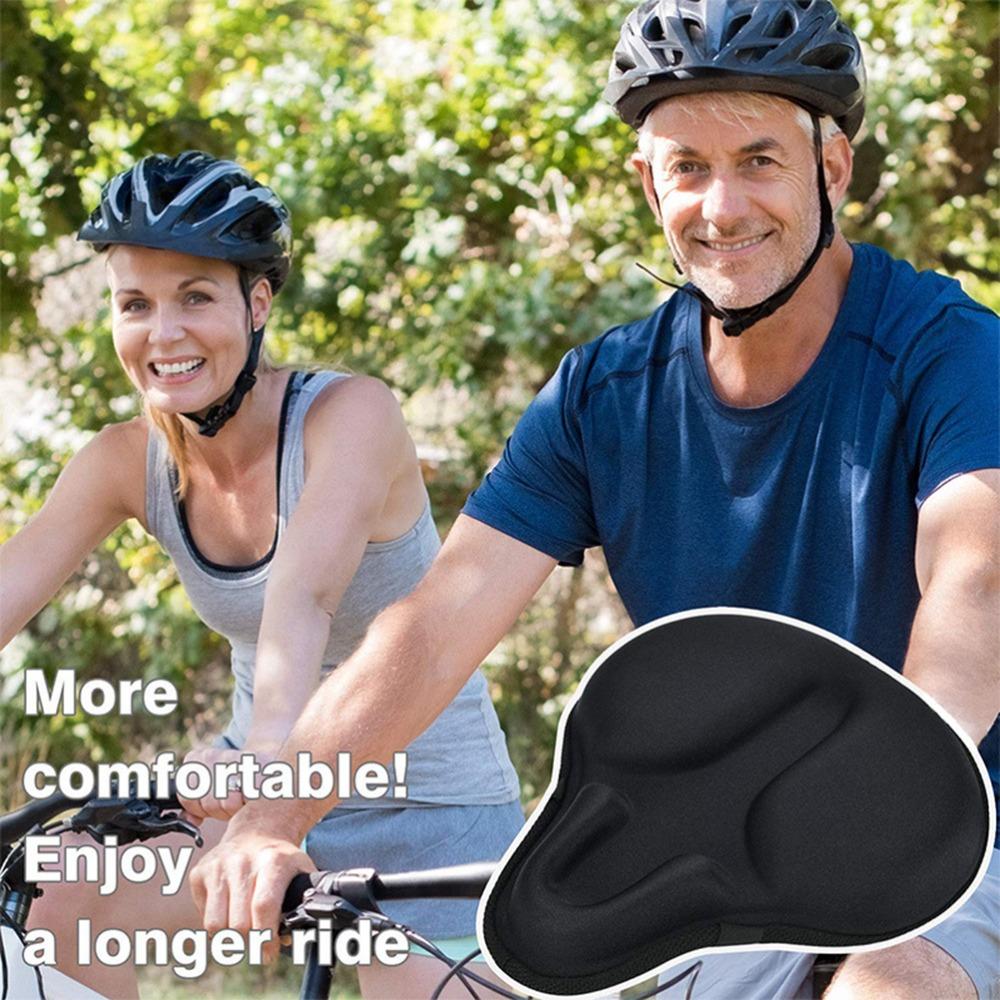 Breathable Bicycle Saddle Cover Silicone Exercise Bike Seat Cover  for Bicycle Seat Comfort