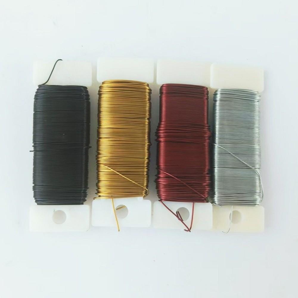 22 Gauge Floral Paddle Wire Ribbon Making Floral Arrangements Florist Green Wire Flexible Plant Binding Fixing Wire