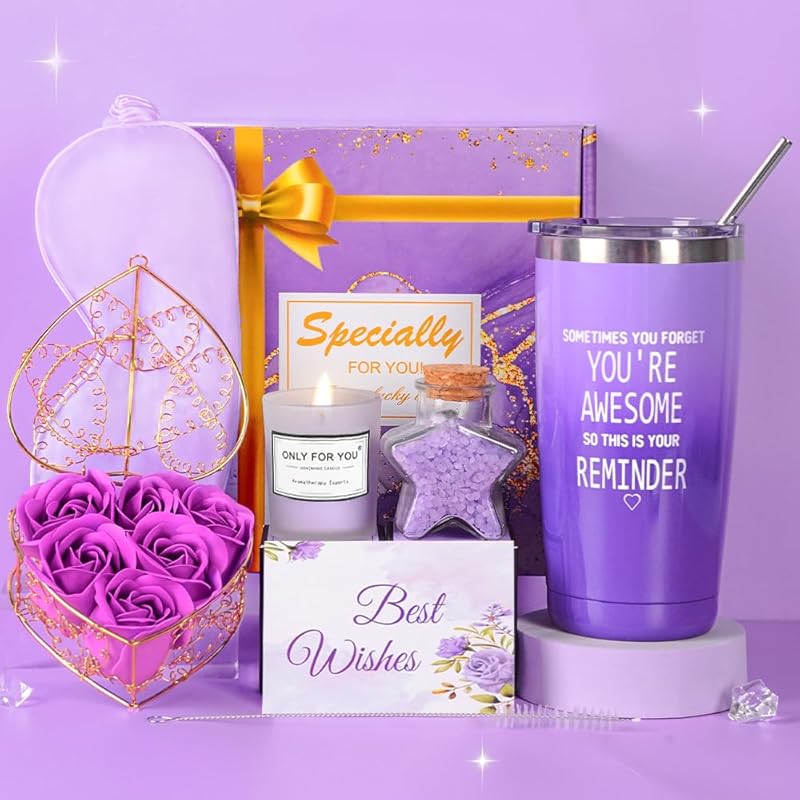 Birthday Gifts for Women, Women Gifts for Christmas, Happy Birthday Gift Basket, Relaxation Gifts for Women, Mom, Her, Best Friend, Sister Gifts,