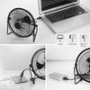 Portable Solar Extractor Greenhouse Fan for Outdoor Camping, RV, 4In