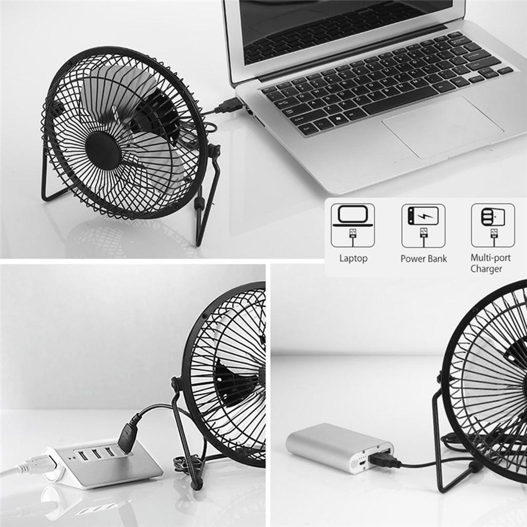 Portable Solar Extractor Greenhouse Fan for Outdoor Camping, RV, 4In