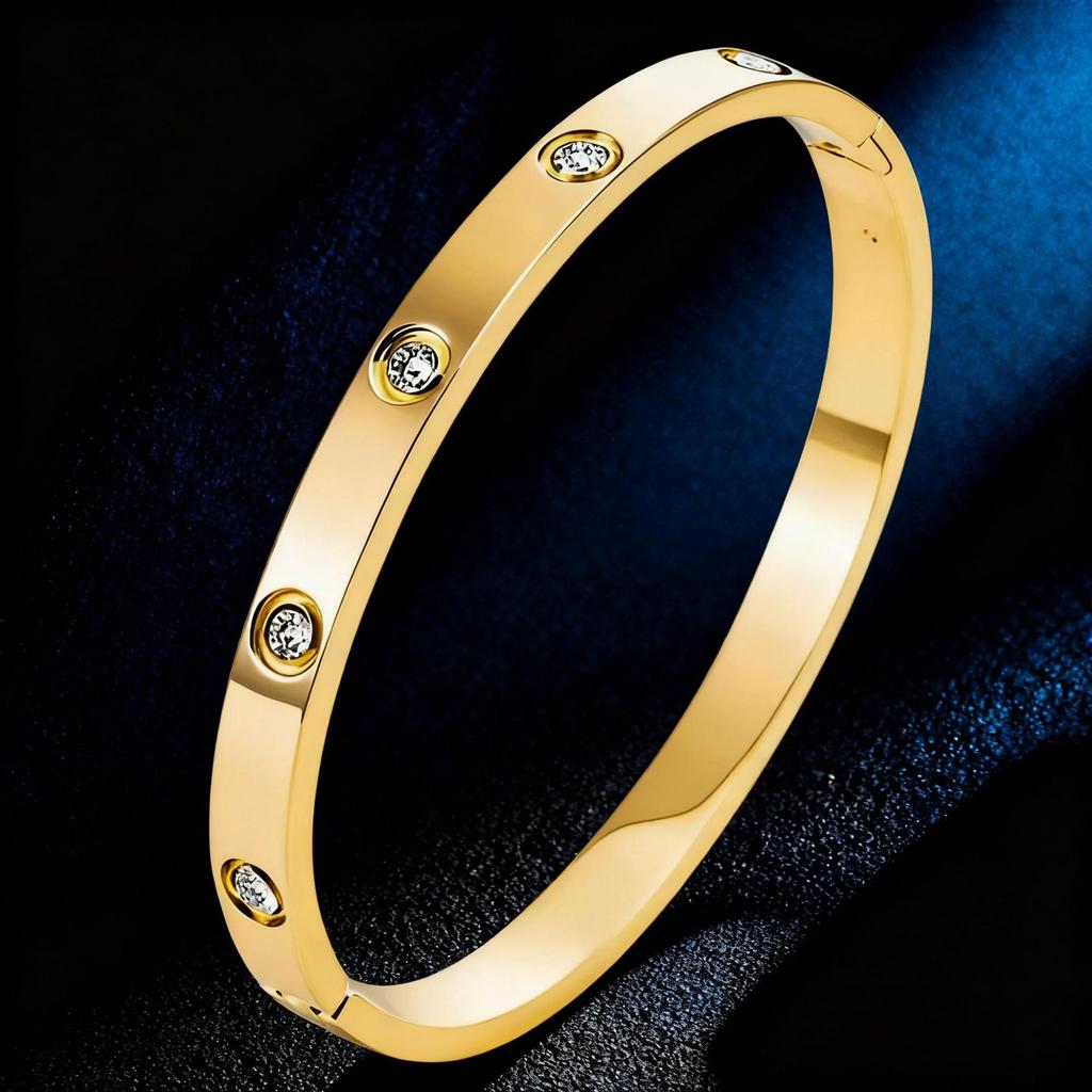 Bracelet Girls Niche Titanium Steel Jewelry Premium Sense Ins Wind Nail Opening Jewelry