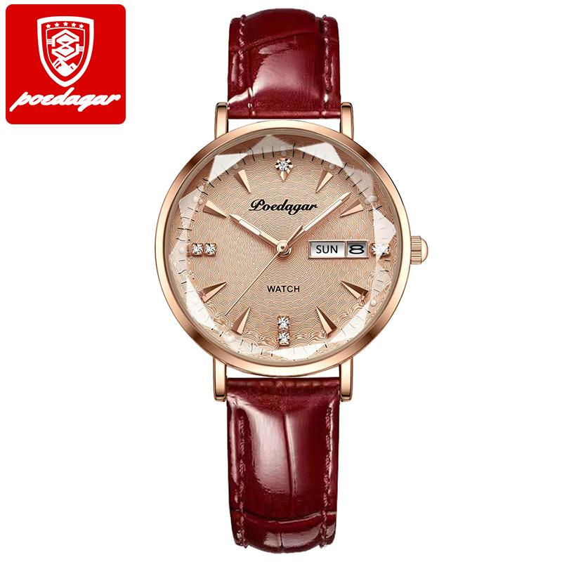 312 High Quality Women s Watch Waterproof Luminous Shock Ladies Watch Stainless Steel Quartz Watch Women Wrist Luxury 312 Gold L