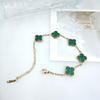 Lucky Four-Leaf Clover Mother-of-Pearl Bracelet – Elegant & Versatile Jewelry for Women