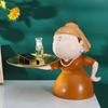 Girl Figurine Storage Tray Holder Creative Sculpture Wedding Party Decor