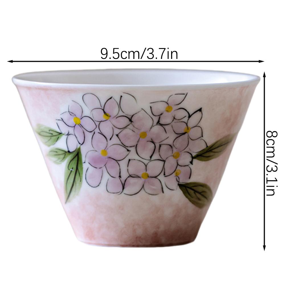 Pottery Cup Ceramic Handleless Tea Cup Matcha Green Tea Latte Mug For Women Men