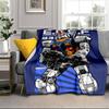 Mecha Armor Robotic Design Blanket Flannel Blanket for bed, sofa, Camping, Hiking, Picnic Essentials, gift for family Fan gifts
