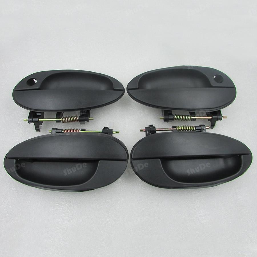For Chery QQ / A1 / QQ6 Cowin1 Car Accessories Outer Door Handle Outside Original Hand-clasping 4pcs