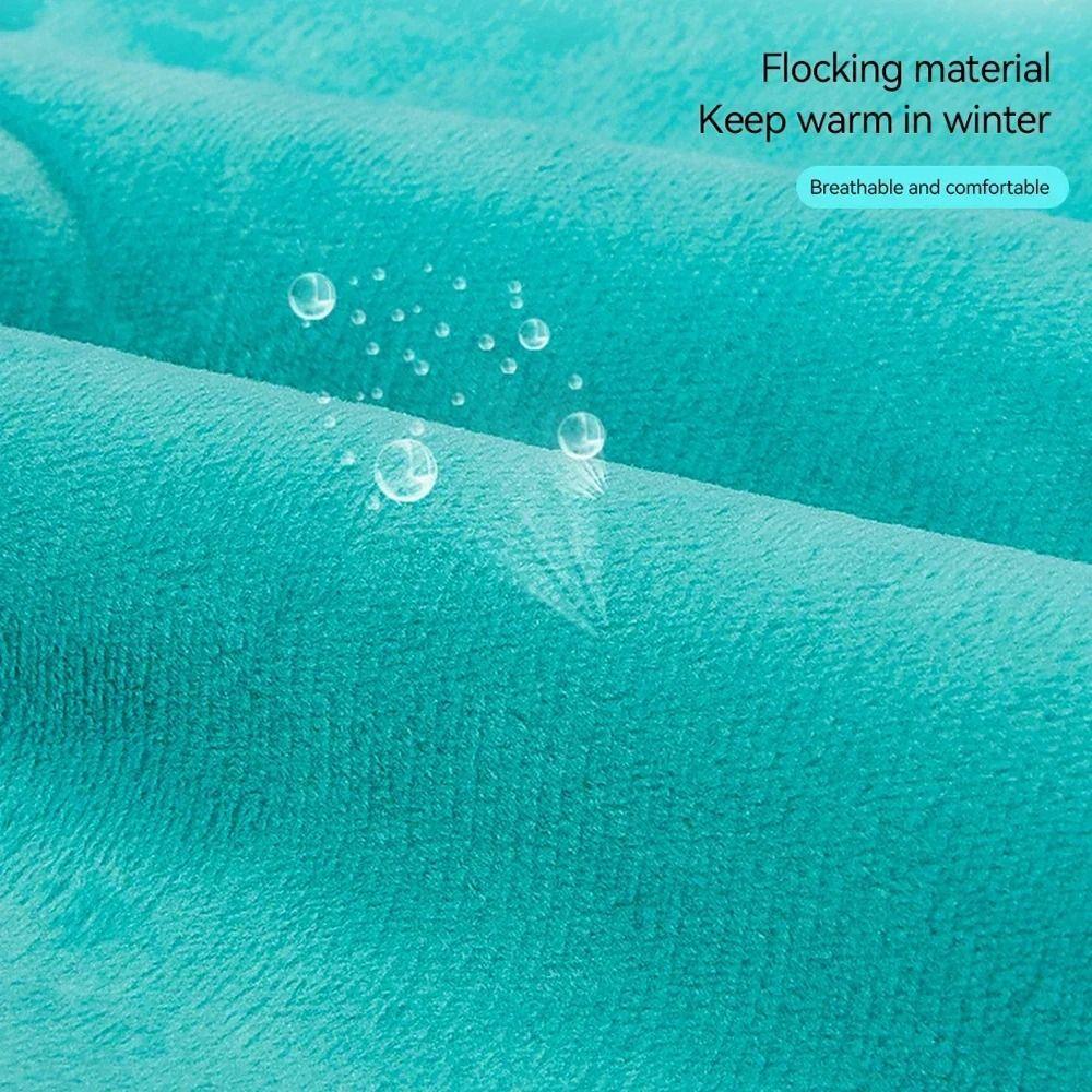 1Pcs Inflate Ring Press Inflateble Pillow U-Shape Neck Pillow  for Outdoor Traveling Car Airplane