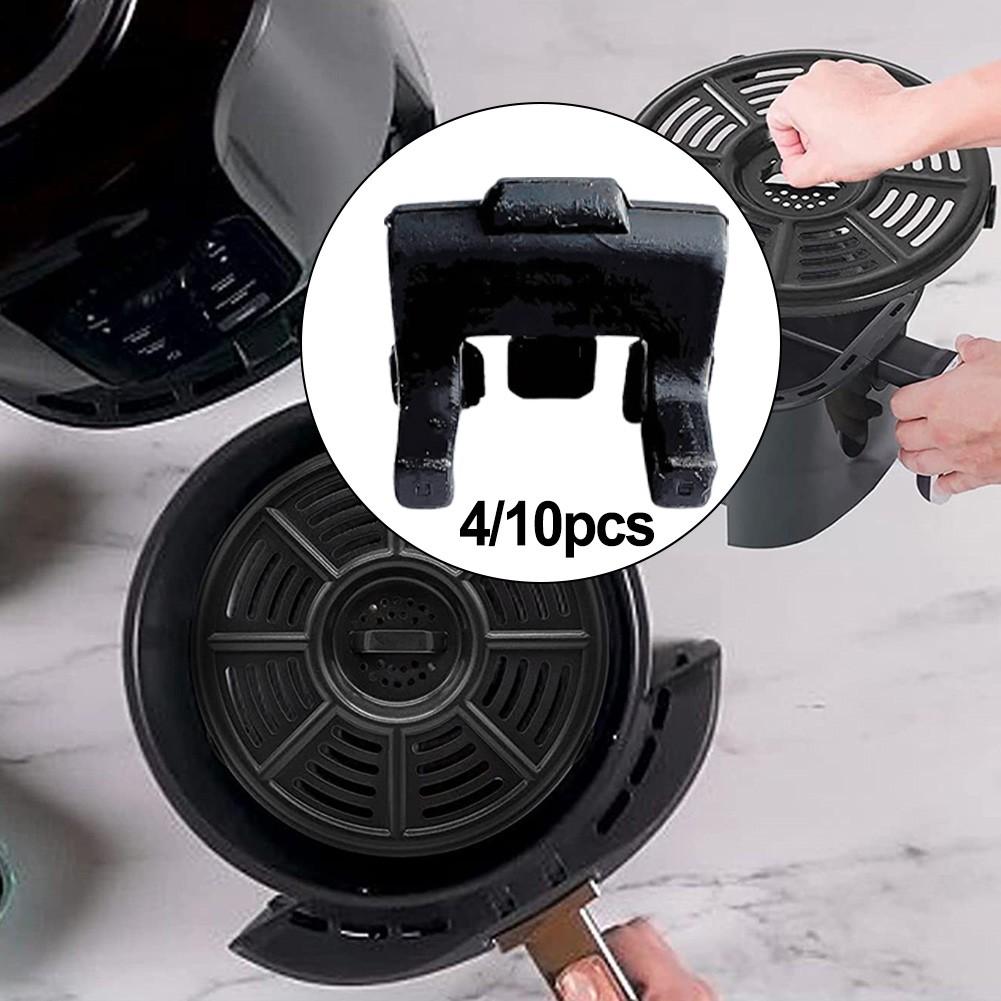 Lot de 10 pare-chocs en caoutchouc noir pour friteuse à air