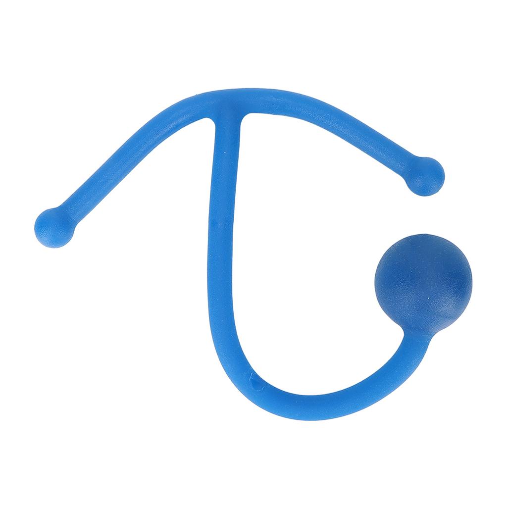 Übungsbänder Blau Starke Zugkraft SEBS-Material Weicher Griff Yoga-Band mit Ball Trainingsgerät für Zuhause