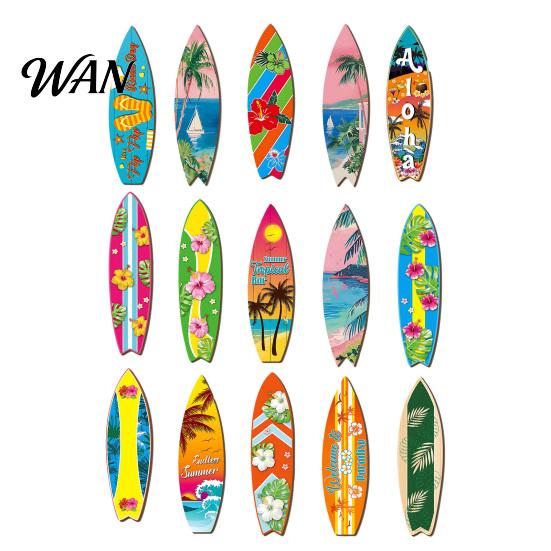 Wasserdichtes Holzschild Hawaiianisches Surfbrett Wandkunst, Tropisches Stranddekor Schild, Sommer Aloha Thema Hängendes Schild Langlebig für Wohnzimmer Kinder