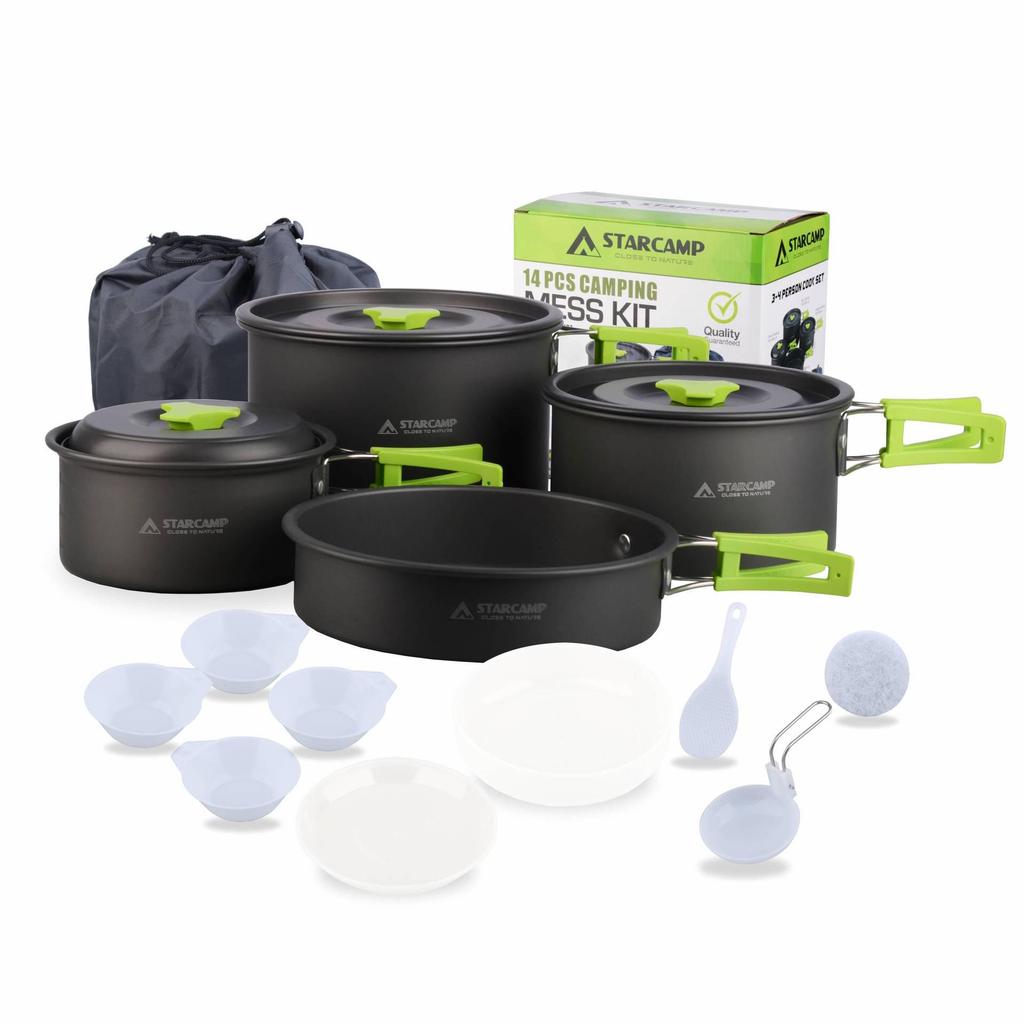 STARCAMP Outdoor Camping Cookware & Cutlery Set