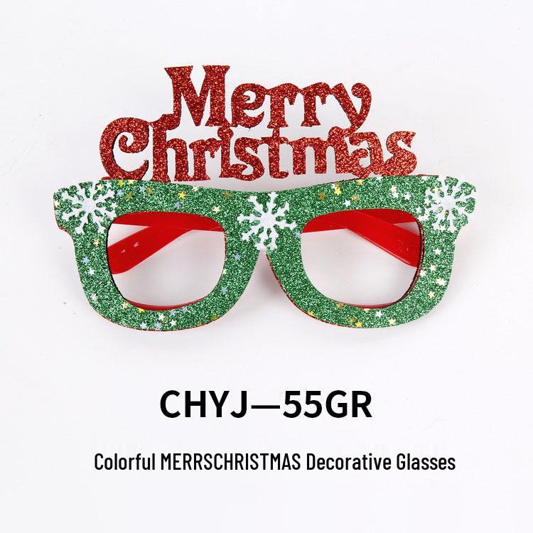 Kreative Weihnachtsbrillen - Weihnachtsmann, Schneemann, Geweih für Erwachsene & Kinder