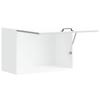 Kalmar Wall Mounted Kitchen Cabinet White Particleboard