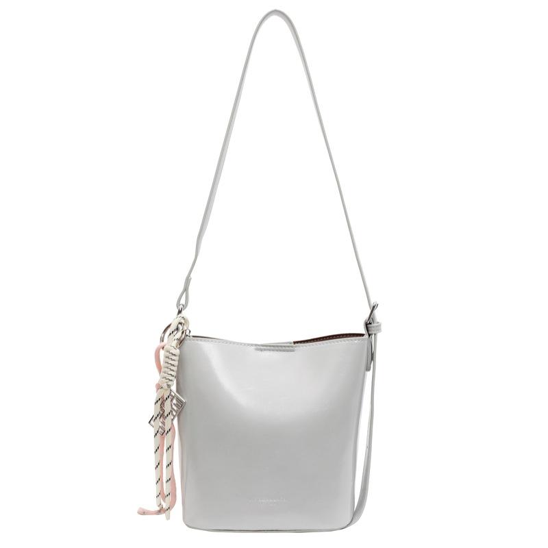 Retro Simple Casual Hand Bucket Bag Spring and Summer New High-end Versatile Child and Mother Bag Single Shoulder Messenger Bag