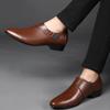 Fashion Pointed Toe Men's Formal Shoes Spring Autumn Social Shoe Male New Footwear 2024 Style Office Cheap Liquidation Clearance Party