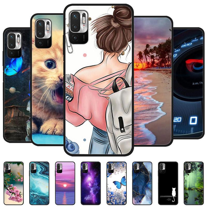 For Redmi Note 10 JE / Note10 5G Case Marble Silicone Soft TPU Back Covers For Xiaomi Redmi Note 10 Case Full Protective Fundas