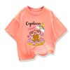 Summer New Trend Capybara Printing Cute Childrens ShortSleeved TShirt Cute Comfortable Versatile Boy and Girl TShirt