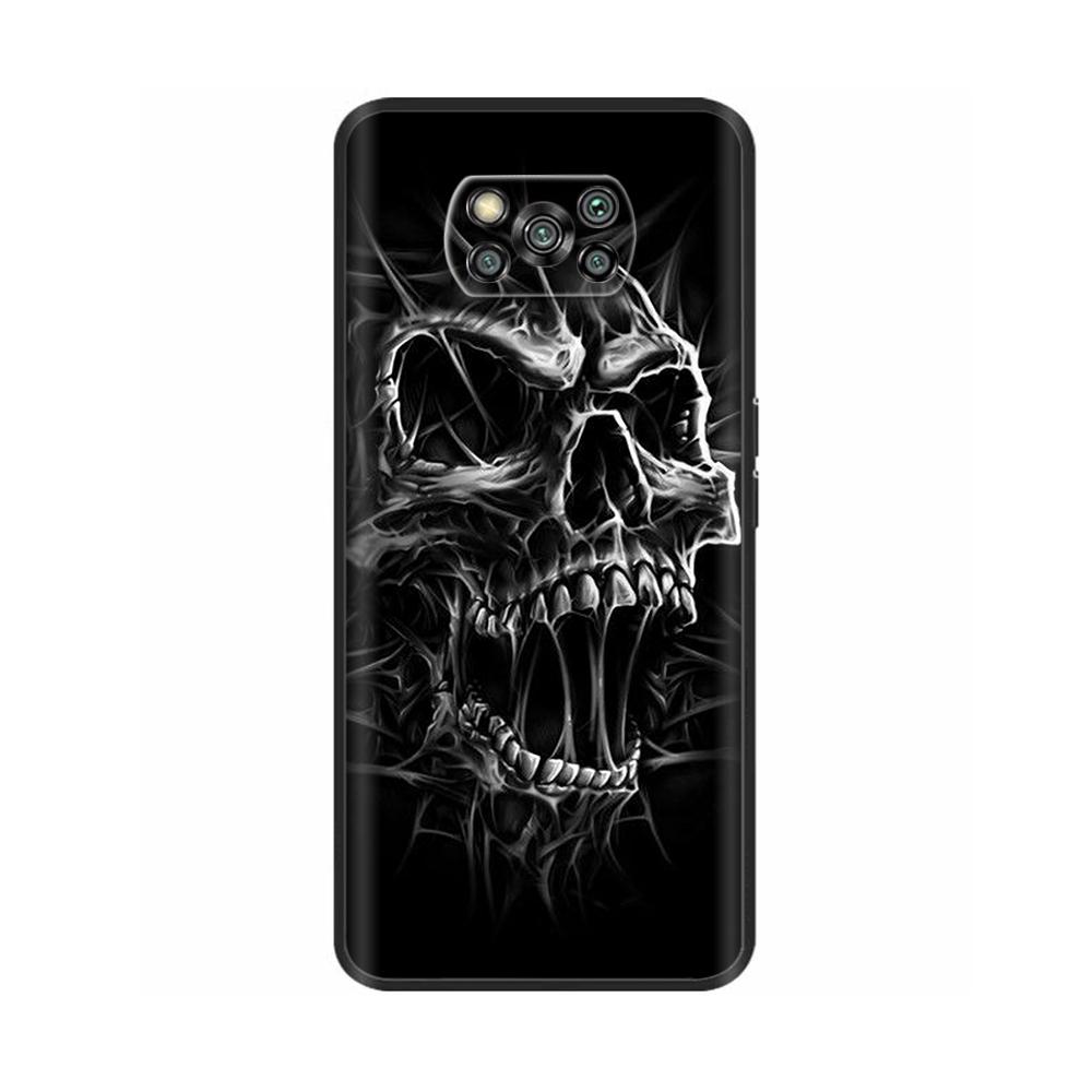 For Xiaomi Poco X3 NFC Case Printed Cartoon Silicone Back Cover Soft Bumper Phone Case For POCO X3 Pro X 3 TPU Case Funda 6.67''