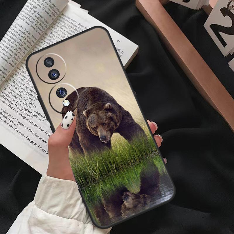 Grizzly Bear For Honor Magic 8 6 7 Pro Case For Honor X9d X9c X9b X9a X8c X8b 200 400 50 70 90 Lite Win RT