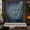 Personalized Wall Tapestry,Scania Custom Text, Soft Fabric Wall Art For Indoor Decoration