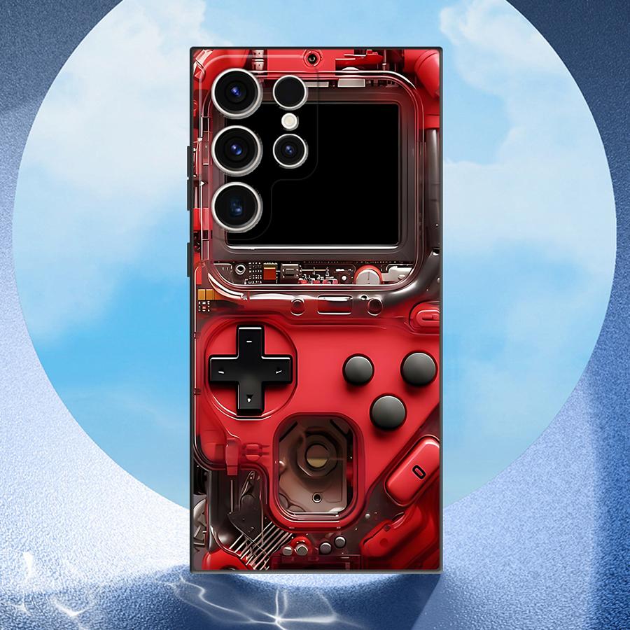 Game Machine Pattern Case for Samsung Galaxy S24 S25 Ultra S21+ S24Ultra S22 Plus S21 S23 FE S20 FE Soft Shell