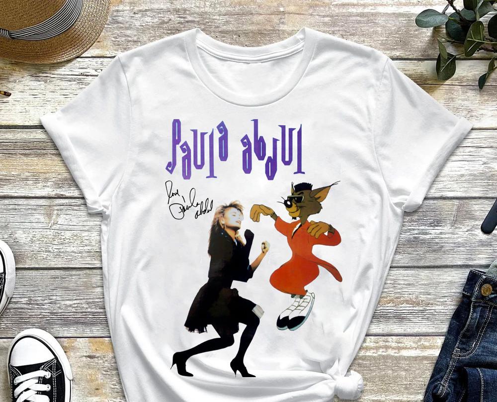 Paula Abdul Singer Music Short Sleeve Gift For Fan White All Size TShirt QT592 Unisex T-Shirt M