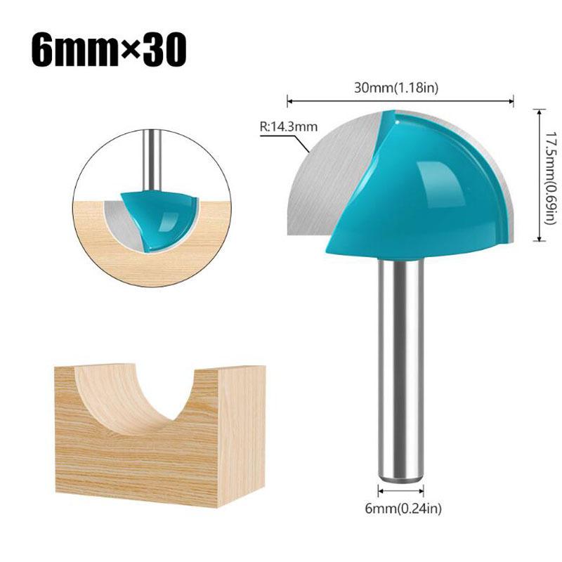 

1 шт. 6 мм хвостовик фрезы набор твердосплавных концевых фрез инструмент длинное лезвие круглое торцевое сверло сердечник цельный твердосплавный фрезерный инструмент с ЧПУ радиус 30mm синий