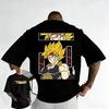 2026 Dragon Ball Goku Japanese Anime Printed Men's T-Shirt for Women Pure Cotton Harajuku Y2k Short Sleeve Tshirt Clothing Tee